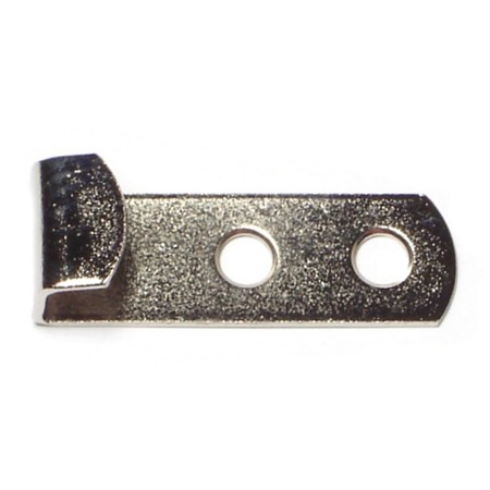 MIDWEST FASTENER 1-1/2" x 1/2" x 16 gauge Zinc Plated Steel Mirror Clips 10PK 66206